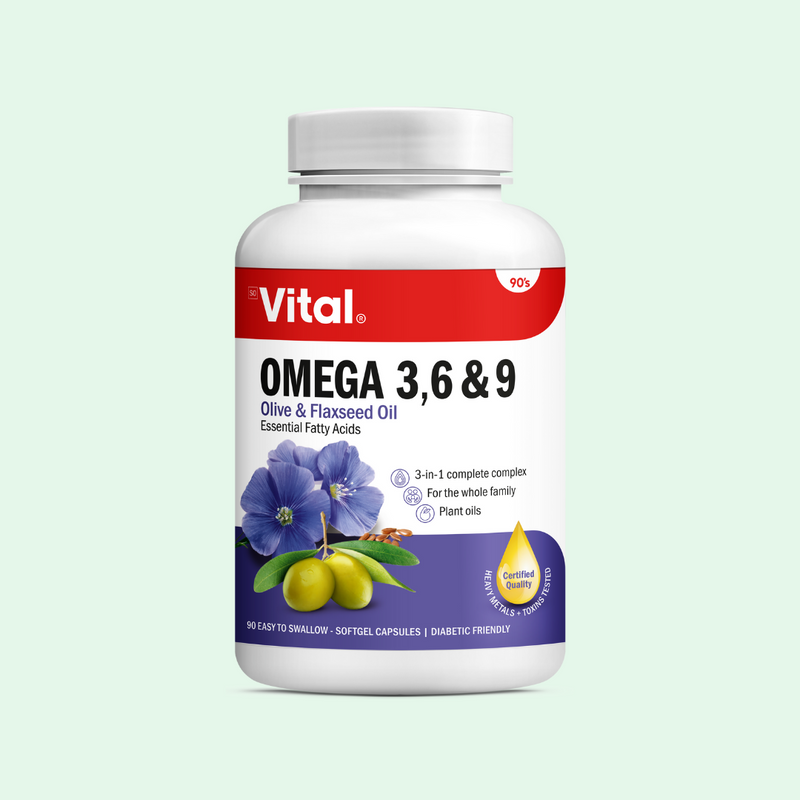 Vital Omega 3 6 & 9 - 30 Softgel
