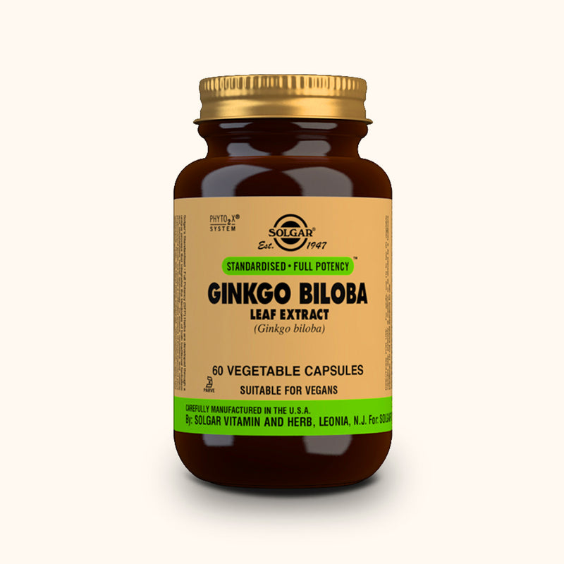 Ginkgo Biloba Leaf Extract - 60 Vegicaps