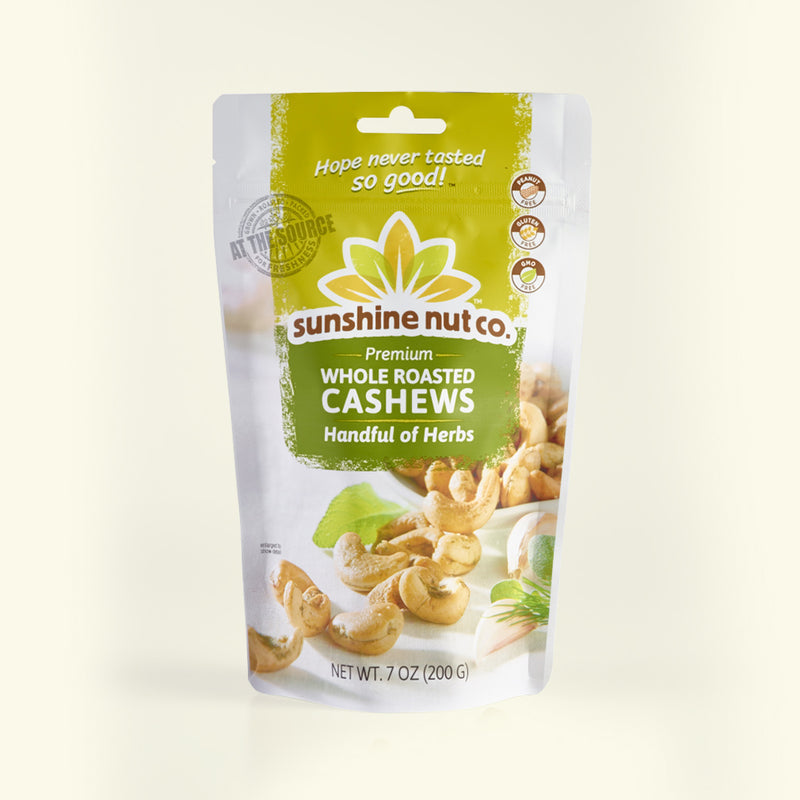Roasted Cashews with Aromatic Herbs - Handful of Herbs