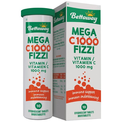 Mega C 1000 Fizzi - 10 Comprimidos Efervescentes